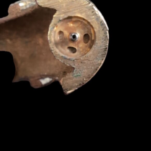 Vintage Cadoro Multitone Gold Tone & Silver Tone Hinged Bracelet Circa 1950s Sna - Picture 5 of 5